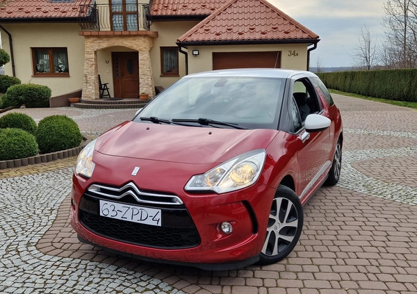 Citroen DS3 cena 29777 przebieg: 215000, rok produkcji 2013 z Zwoleń małe 407